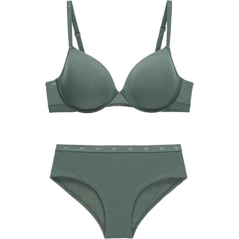 Cup Bra and Panty Set