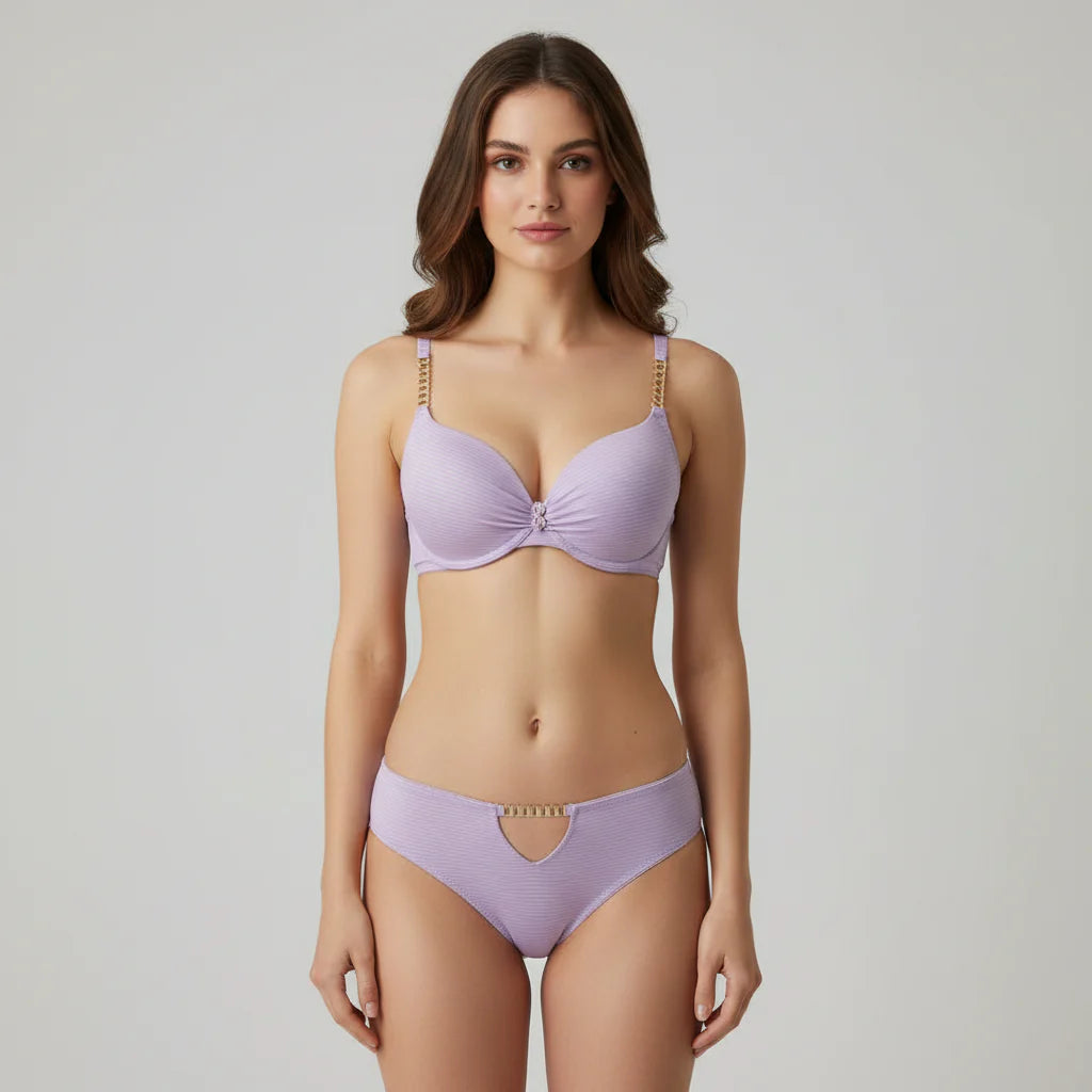 Shimmer Bra & Panty Set